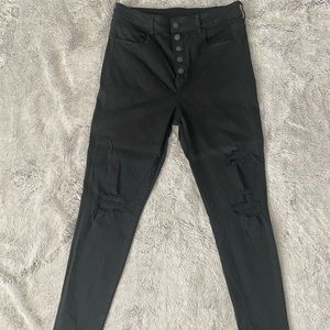 America Eagle Super High Rise Jeggings